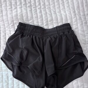 Black Lululemon shorts size 2